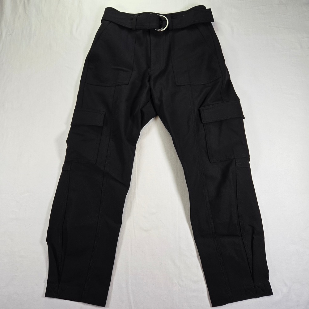 Dear John Black Belted Cargo Pants Utility Pockets‎ Straight Leg Size 26